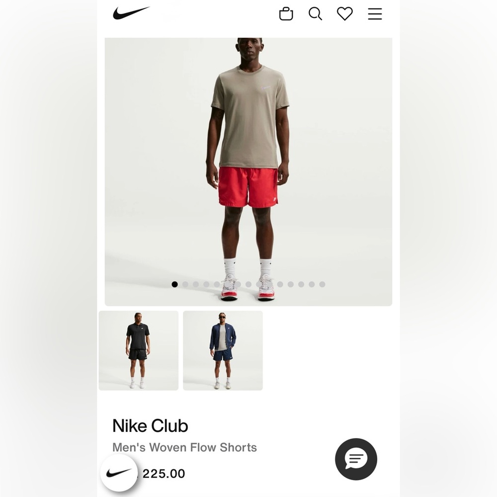 Nike Men's Performance Shorts - Red